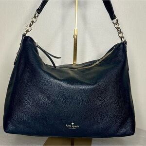 Kate Spade Black Leather Shoulder Bag